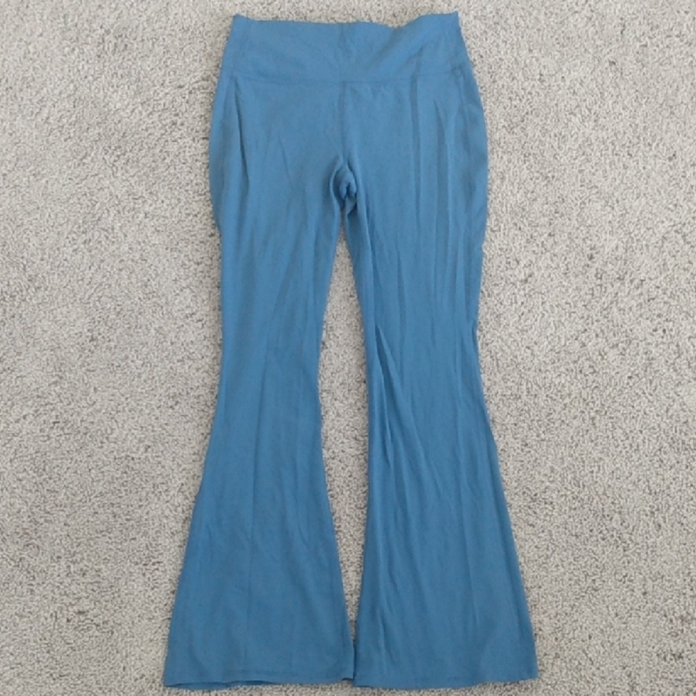 Sky Blue Flare Yoga Pants